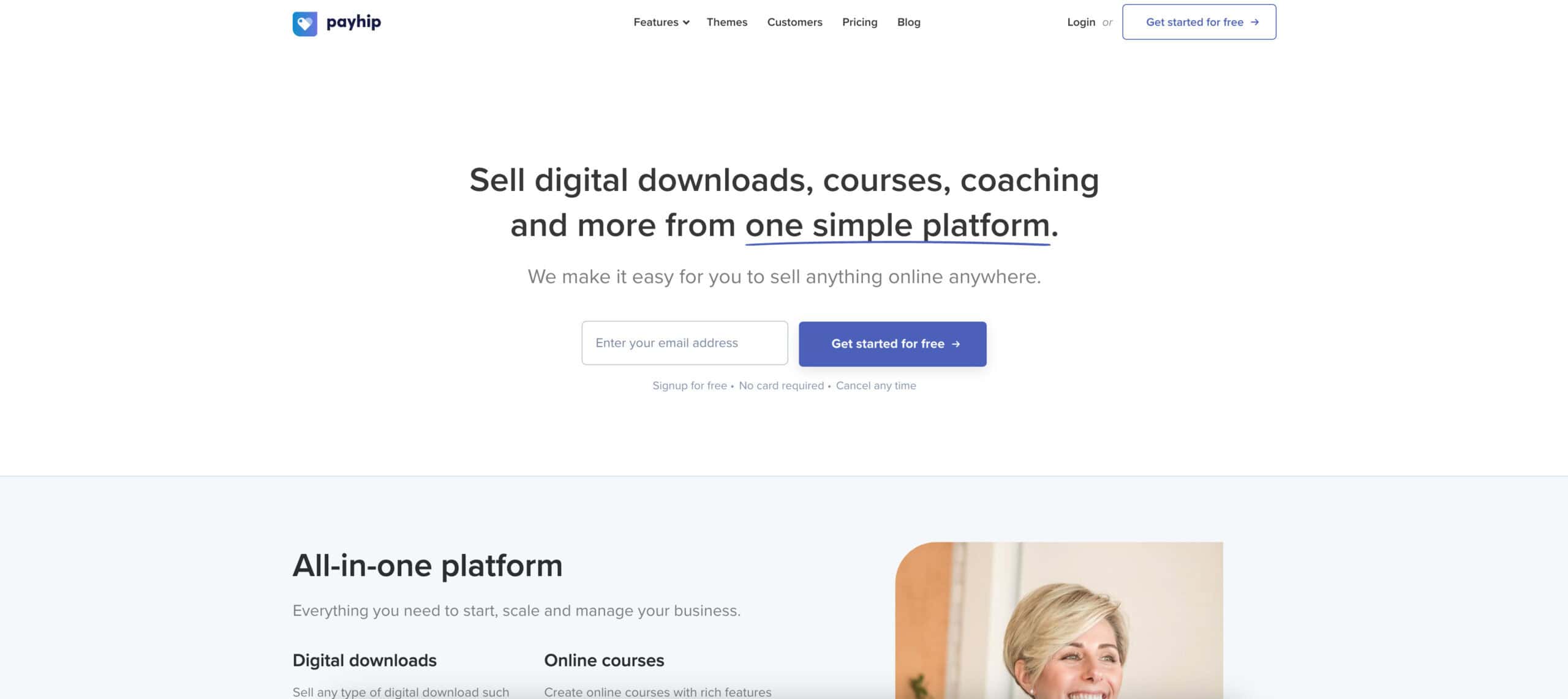 payhip creator store platform sell digital products